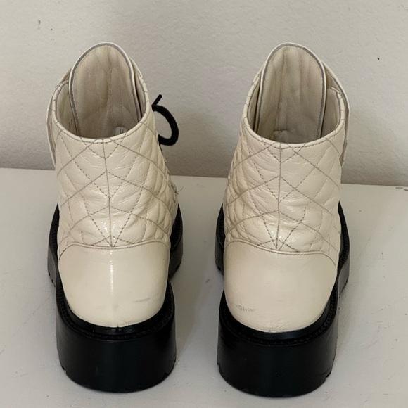 Chanel Combat Boots Sz 37 - Picture 14 of 15